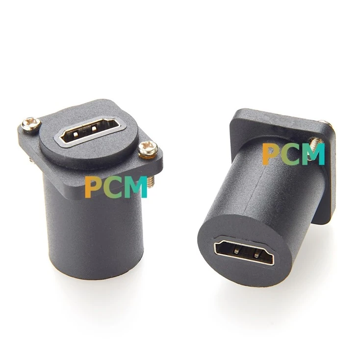 D-Type HDMI Female to Female Panel Mount Adapter factory