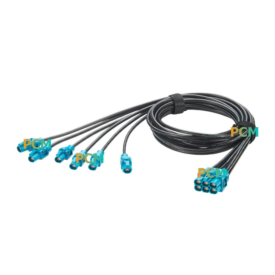 6 In 1 H-MTD Gigabit Automotive Ethernet Robotaxi Cable