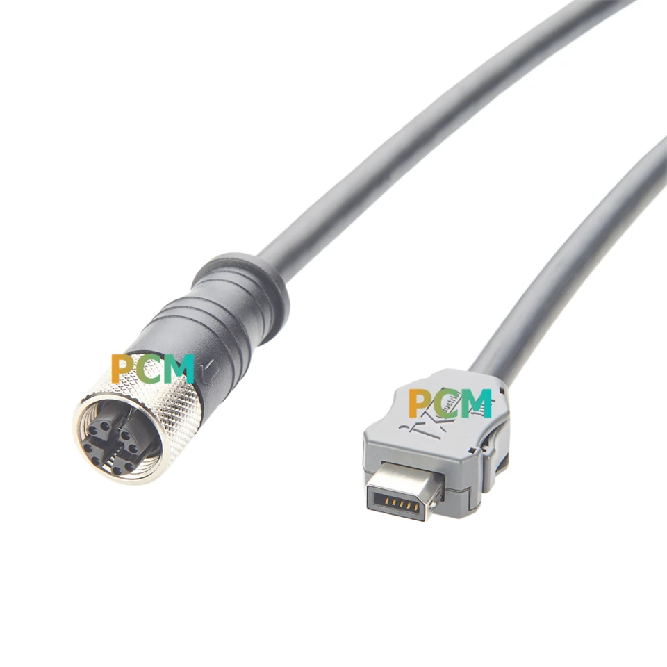 IX A Key To M12 Industrial CATA6 Ethernet Cable