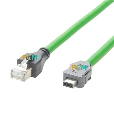 Industrial Ethernet Cat6a serijski kabel IX Industrial B Ključ do vtiča RJ45
