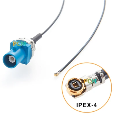 Fakra Z do IPEX Gen 4 kabel za montažo na ploščo RG113
