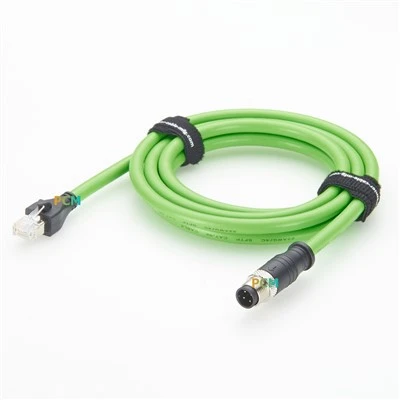 M12 D koda moški na RJ45 moški Profinet kabel