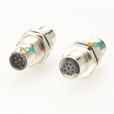 M12 Stenski prehodni adapter DeviceNet A-Coding 8Pin M-F