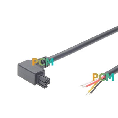 Sklop napajalnega signalnega kabla Molex Micro-Fit s 4 nožicami pod pravim kotom