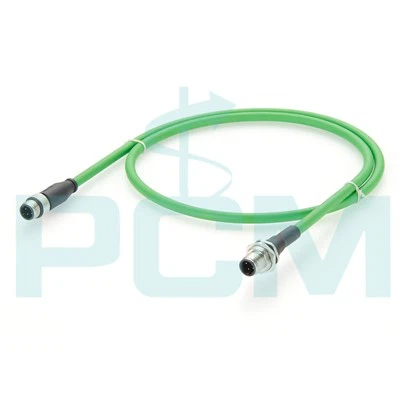 Patchcords M12 Krožni konektor kabel Profinet