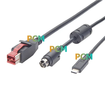 USB z napajanjem v USB-C in Hosiden-M 24V napajalni kabel