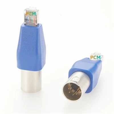 RJ45 moški do xlr 5 pin moški DMX512 omrežni adapter