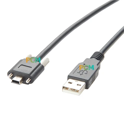 USB2.0 usb-a do mini-B kabla s palčnim vijakom za industrijske kamere