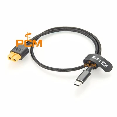 100W XT60 USB C kabel napajalnega kabla
